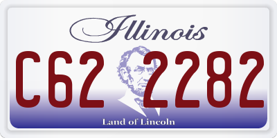 IL license plate C622282