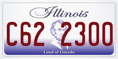 IL license plate C622300