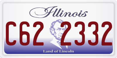 IL license plate C622332
