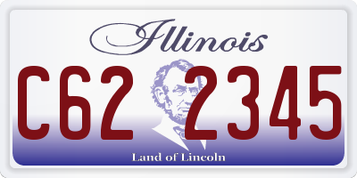IL license plate C622345