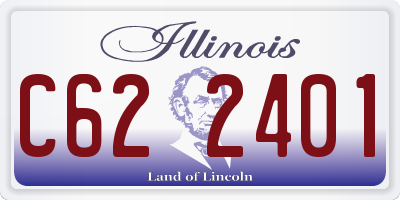 IL license plate C622401