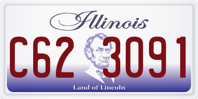 IL license plate C623091