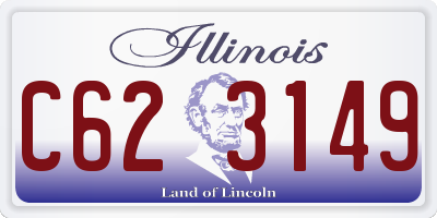 IL license plate C623149