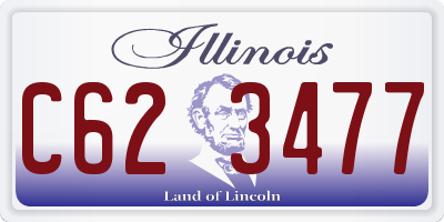 IL license plate C623477
