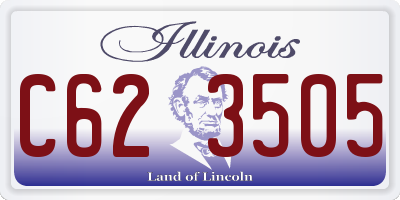 IL license plate C623505
