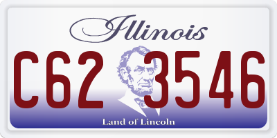 IL license plate C623546