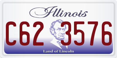 IL license plate C623576