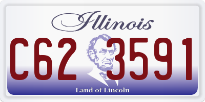 IL license plate C623591