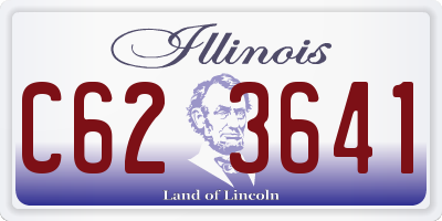 IL license plate C623641