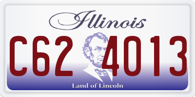 IL license plate C624013