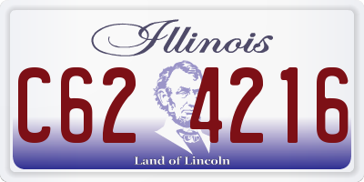 IL license plate C624216