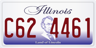 IL license plate C624461