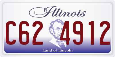 IL license plate C624912