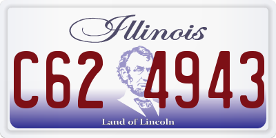 IL license plate C624943