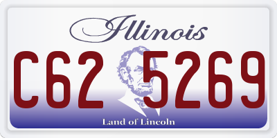 IL license plate C625269