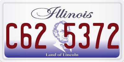 IL license plate C625372