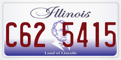 IL license plate C625415