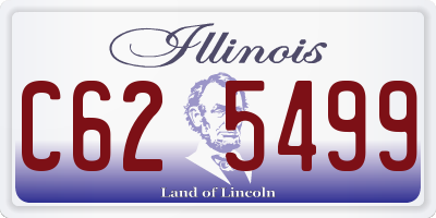 IL license plate C625499