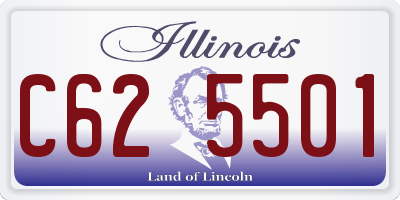 IL license plate C625501