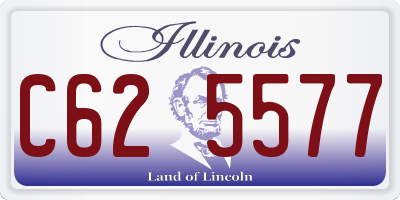 IL license plate C625577