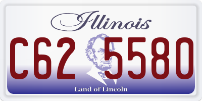 IL license plate C625580