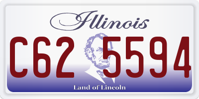 IL license plate C625594