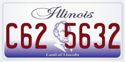 IL license plate C625632