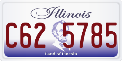 IL license plate C625785