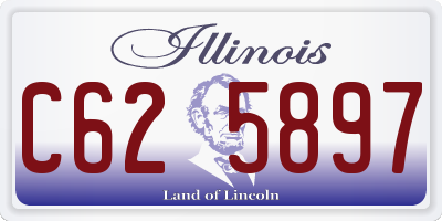 IL license plate C625897