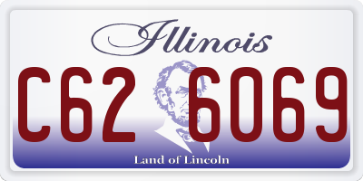 IL license plate C626069
