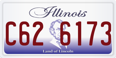 IL license plate C626173