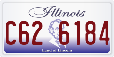 IL license plate C626184