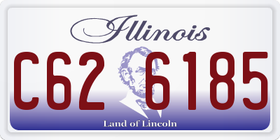 IL license plate C626185
