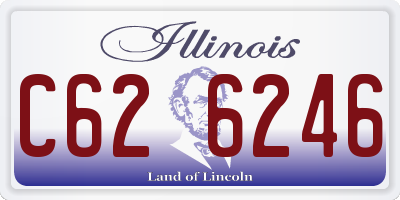 IL license plate C626246