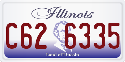 IL license plate C626335
