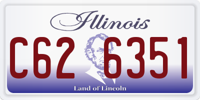 IL license plate C626351