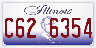 IL license plate C626354