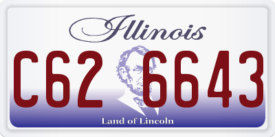 IL license plate C626643