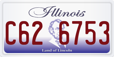 IL license plate C626753