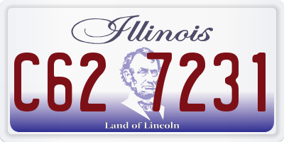 IL license plate C627231