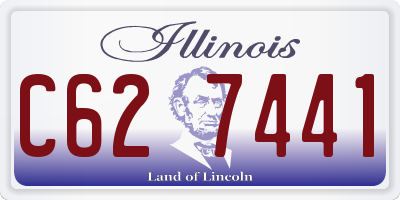 IL license plate C627441