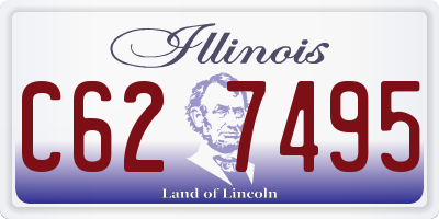 IL license plate C627495