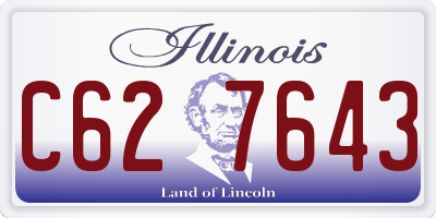 IL license plate C627643