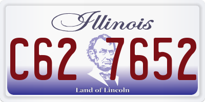 IL license plate C627652