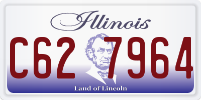 IL license plate C627964