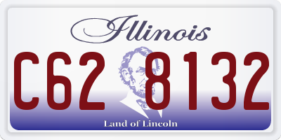 IL license plate C628132