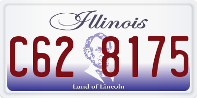 IL license plate C628175