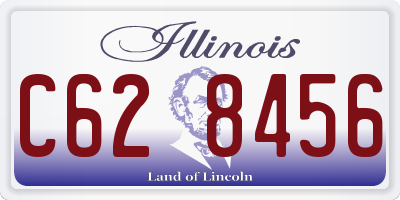 IL license plate C628456