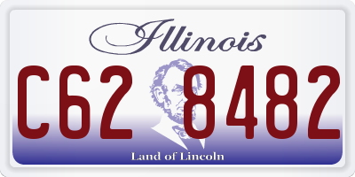 IL license plate C628482