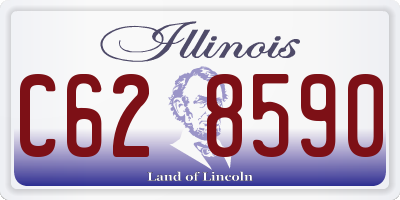 IL license plate C628590